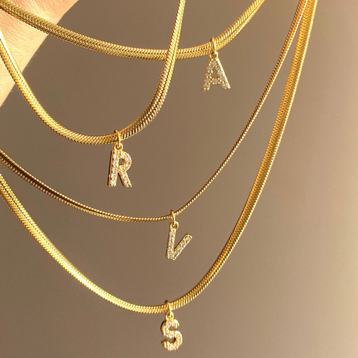 French Style Letter Necklace