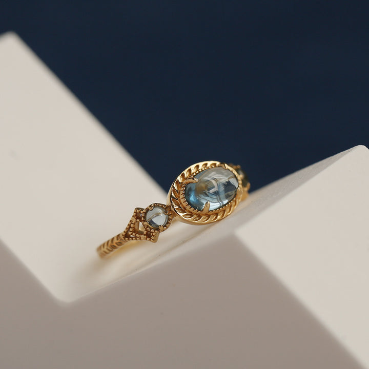 Calming Blue Stacking Ring