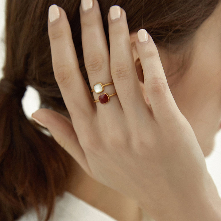 Vintage Enamel Ring