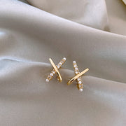 'Love Affair' Crystal X Earrings
