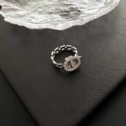 Adjustable Strap Zirconia Ring