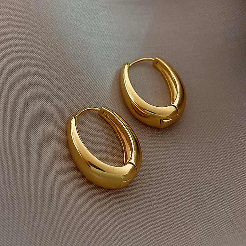 Simple Basic Hoop Earrings