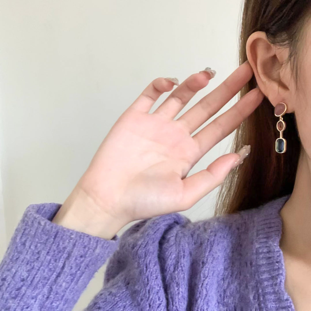 Colorful Asymmetrical Earrings