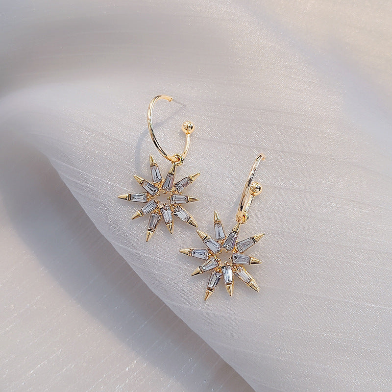 'Make A Wish' Crystal Star Earrings
