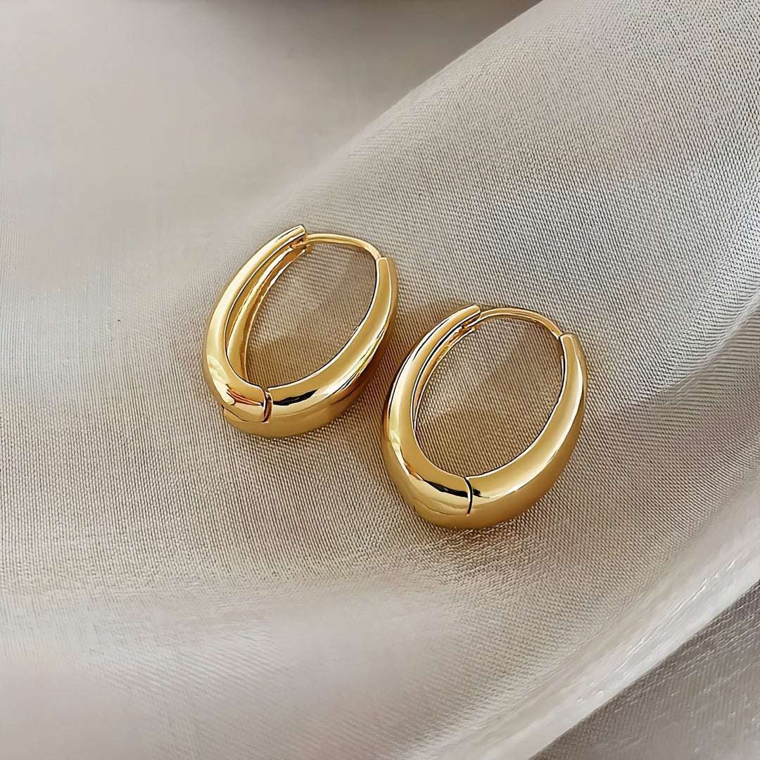 Valentina Gold Hoop Earrings