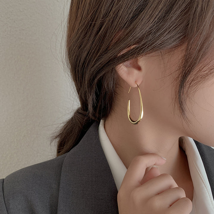 Fluid Hoop Earrings