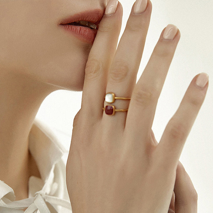 Vintage Enamel Ring
