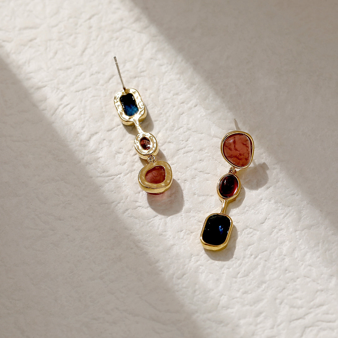 Colorful Asymmetrical Earrings