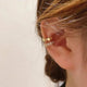 Sterling Silver Zirconia Geometric Ear Cuff