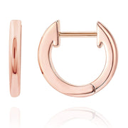 14K Gold on Recycled Sterling Silve Mini Huggie Hoops
