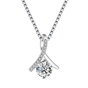 Angel Wings Moissanite Necklace