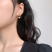 Gold Irregular Earrings