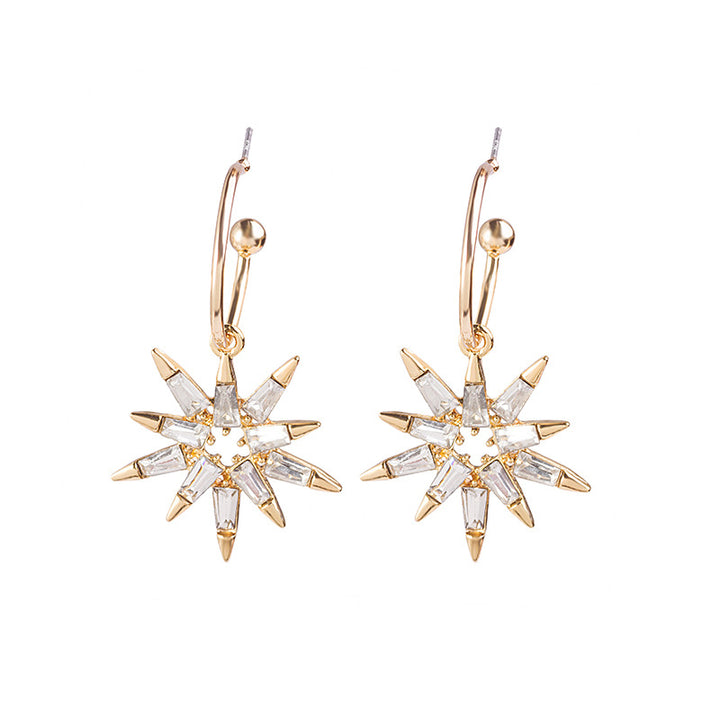 'Make A Wish' Crystal Star Earrings
