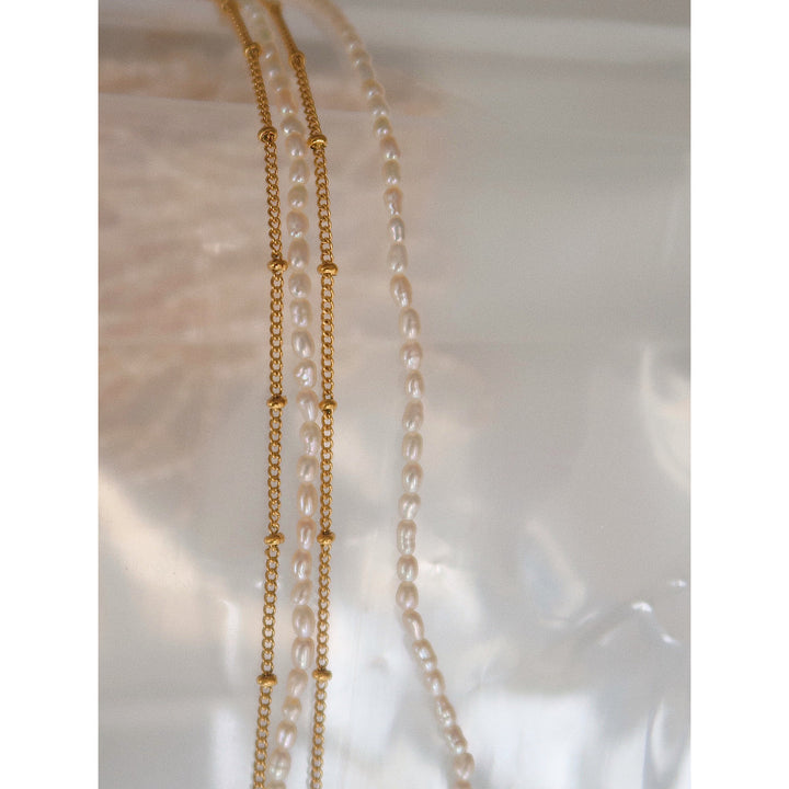 Natural Pearl Stacking Necklace
