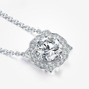 Moissanite 925 Silver Harry Winston Necklace