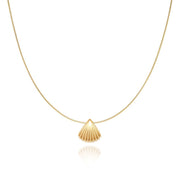 Scalloped Shell Necklace