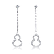 Moissanite 925 Silver Calabash Earrings