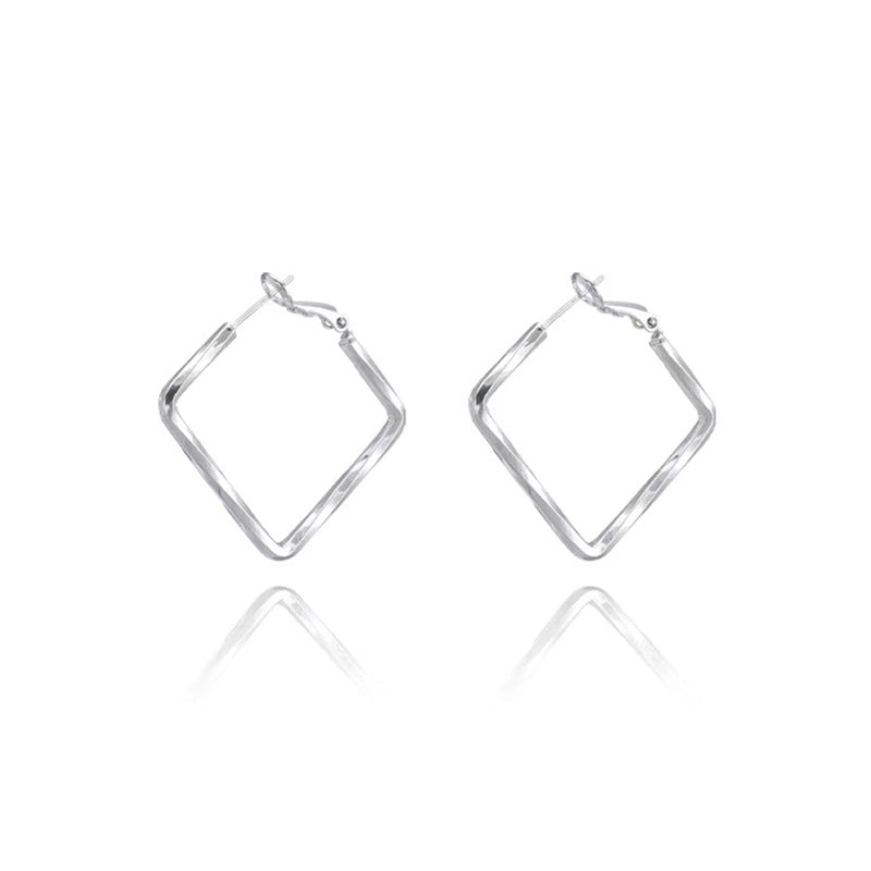 Square Hoop Earrings