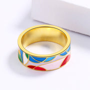 Artist Enamel Ring