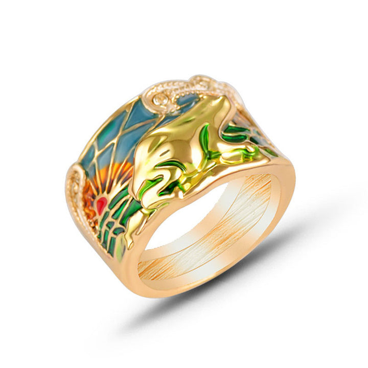 Crystal Cherry Blossom Tree Ring