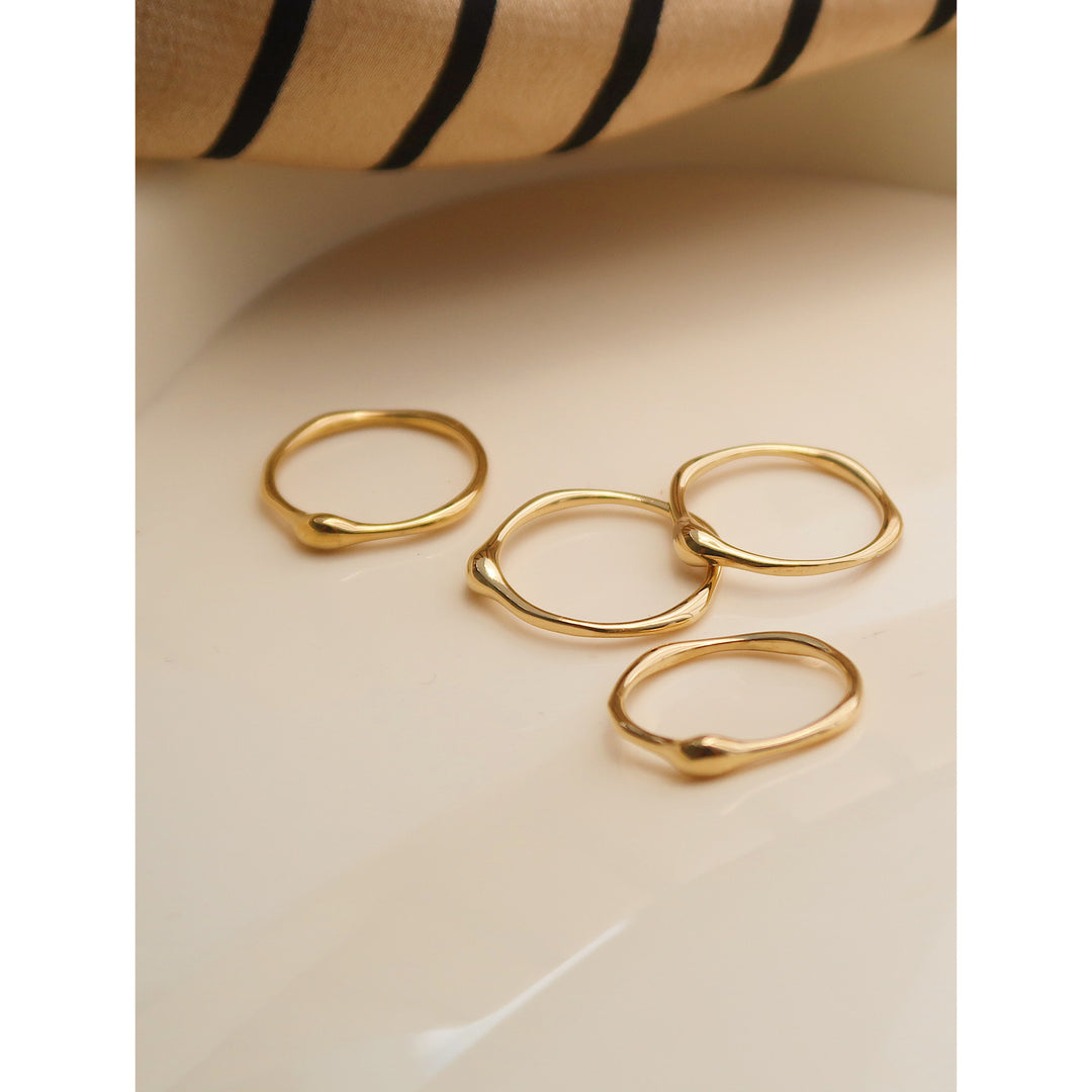 Irregular Basic Thin Ring