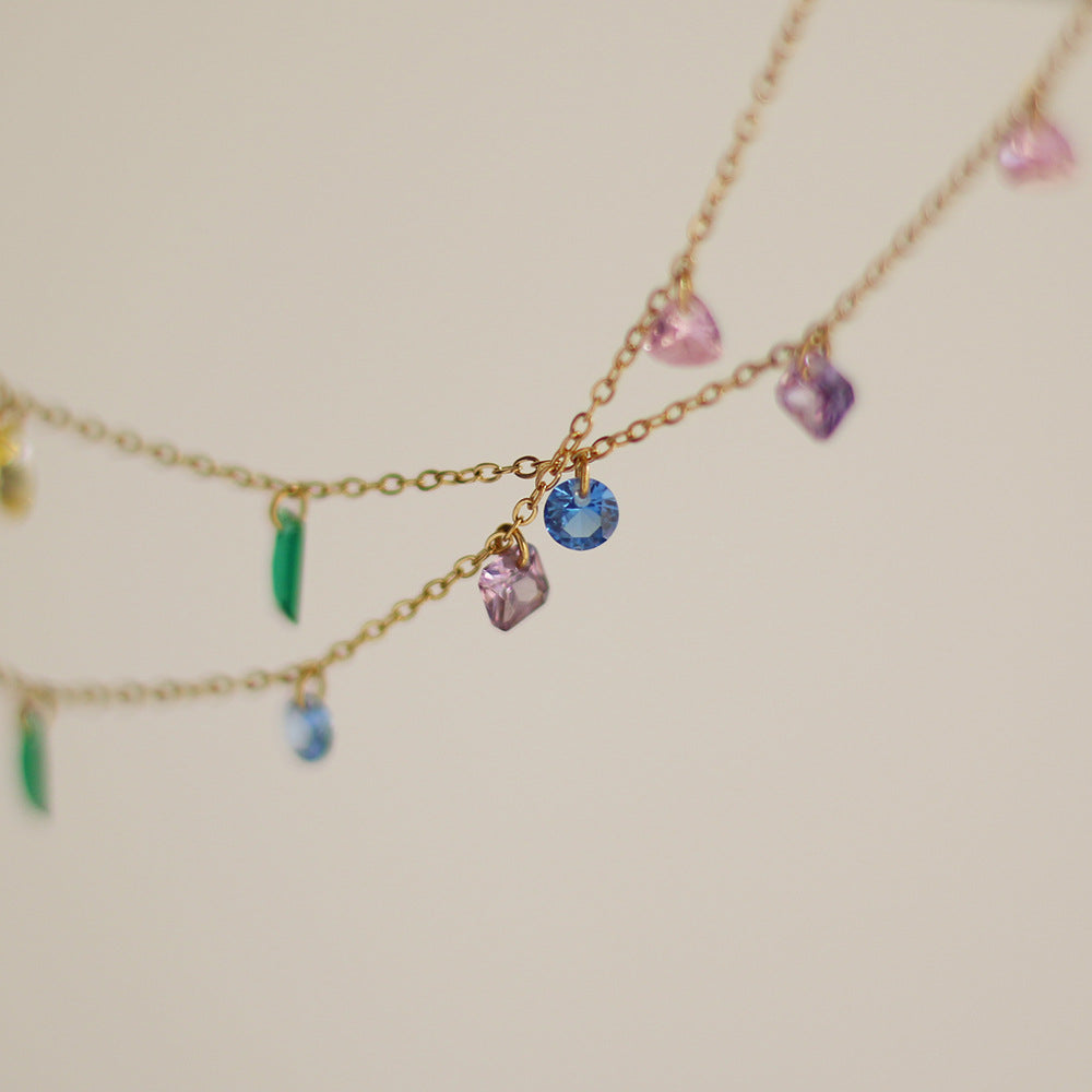 Summer Dream Rainbow Diamond Bracelet/Necklace