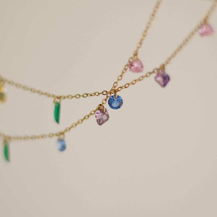 Summer Dream Rainbow Diamond Bracelet/Necklace