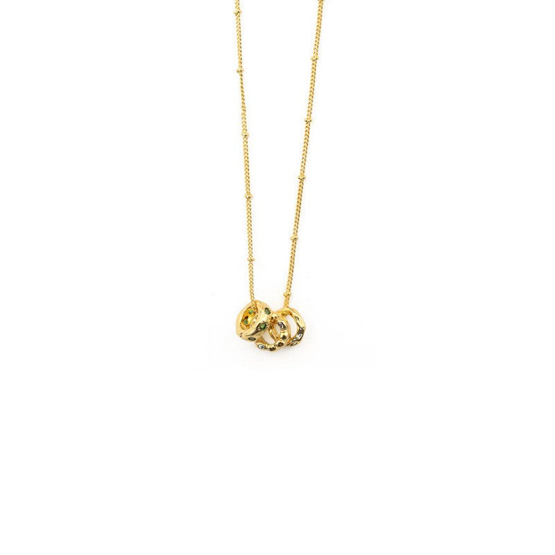 Emerald Zirconia Vintage Necklace