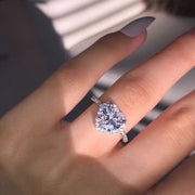 Moissanite 925 Silver True Love Heart Ring