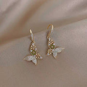 Butterfly & Flower Earrings