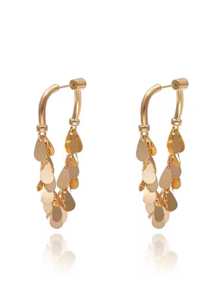 Tassel Sequin Earrings