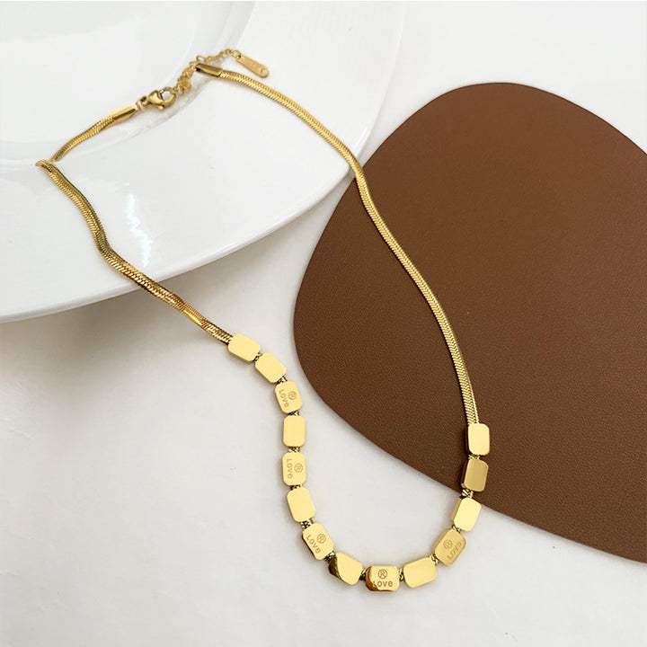 Love Square Necklace