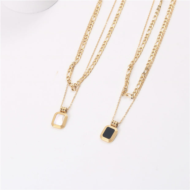 Layered necklace set