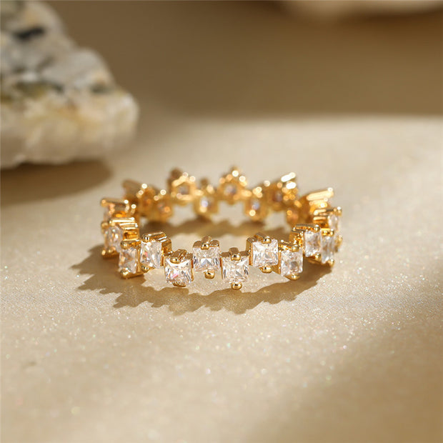 Crushed Diamond Sparkle Ring