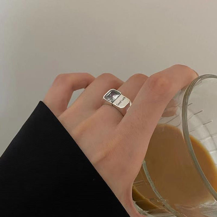Good Luck Zircon Open Ring