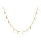 Sterling Silver Diamond Sequin Necklace