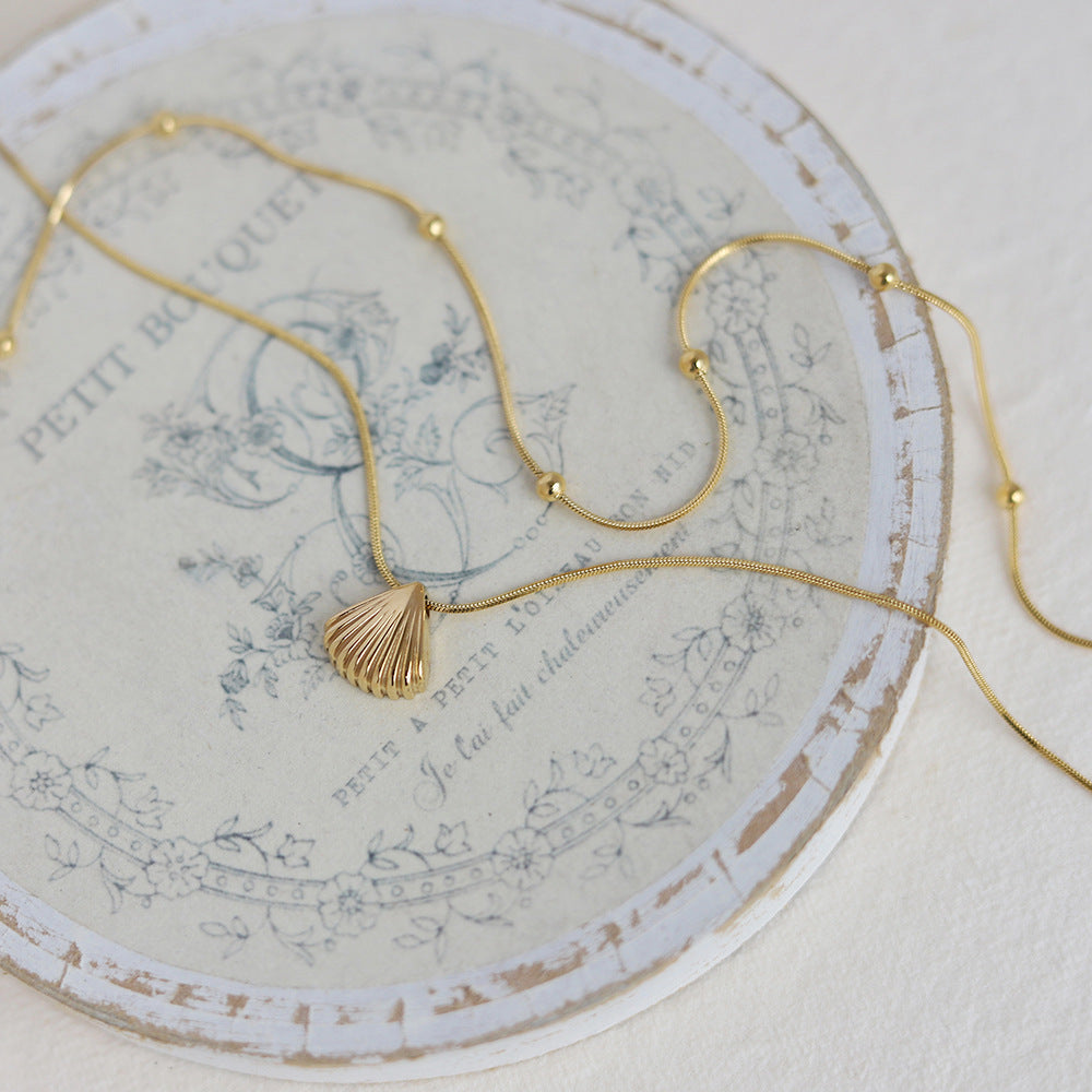 Scalloped Shell Necklace