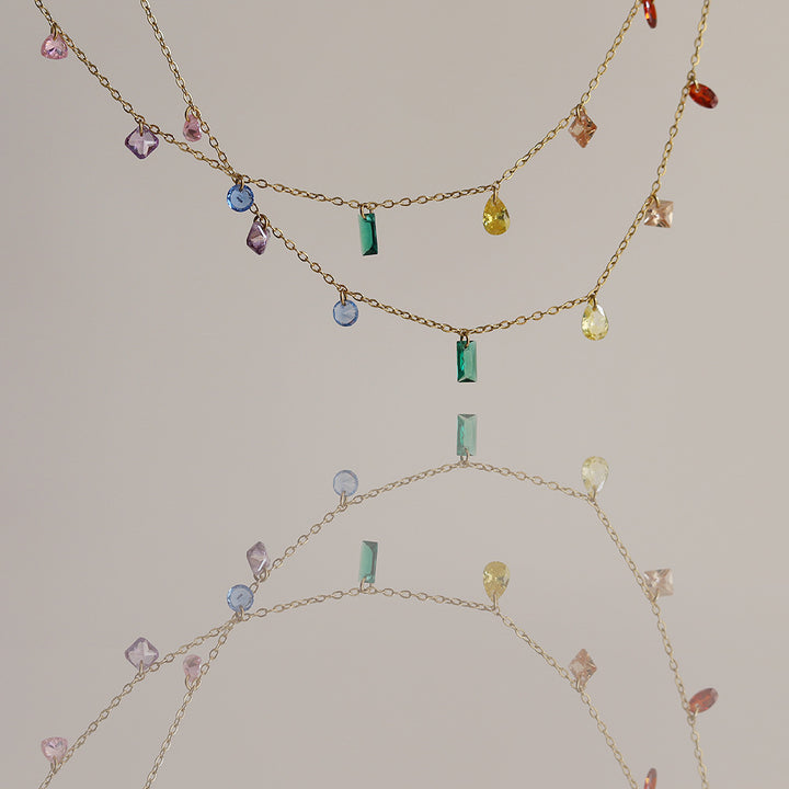 Summer Dream Rainbow Diamond Bracelet/Necklace
