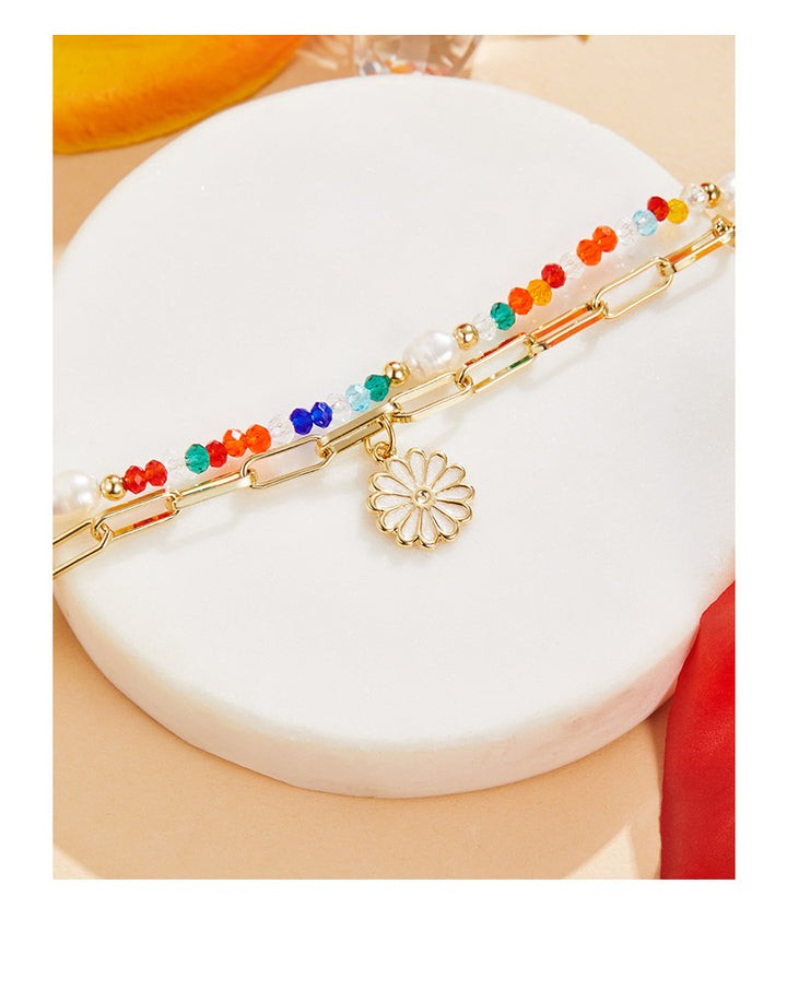 Colourful Beaded Stacking Bracelet