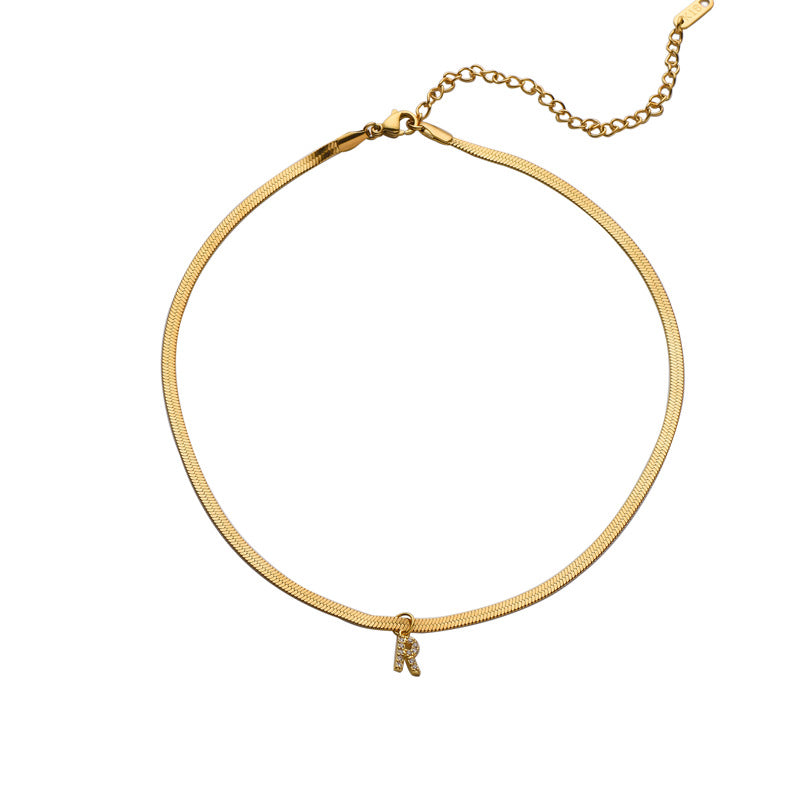 French Style Letter Necklace