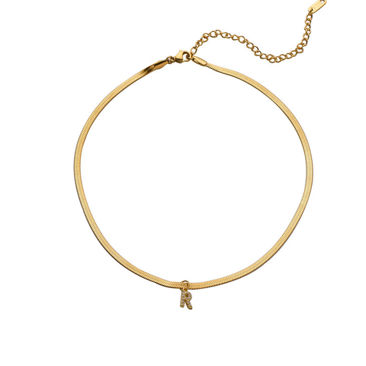 French Style Letter Necklace