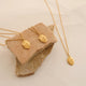 Rose Round Card Simple Necklace