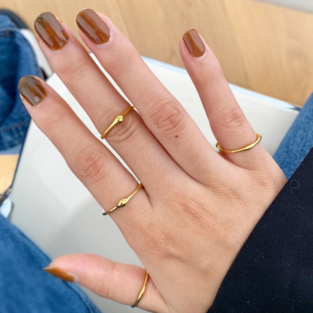 Irregular Basic Thin Ring