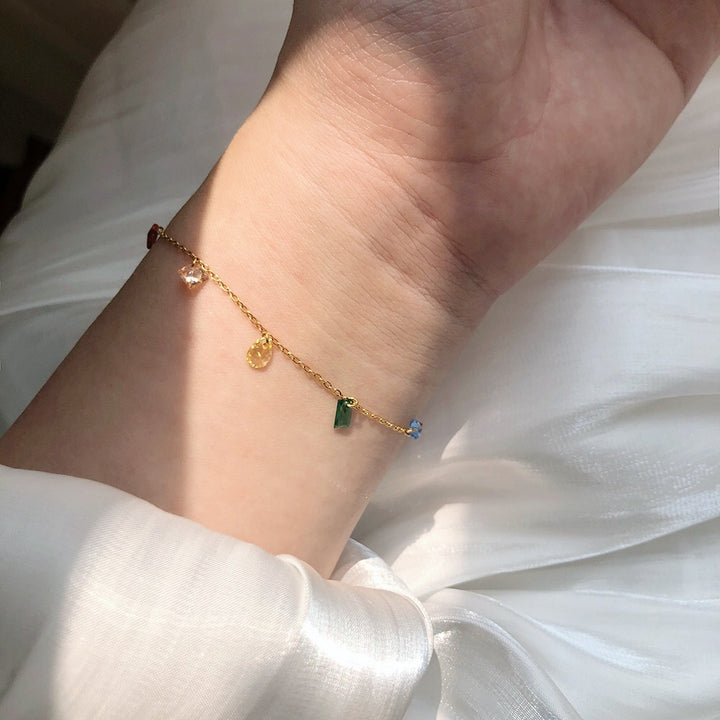 Summer Dream Rainbow Diamond Bracelet/Necklace