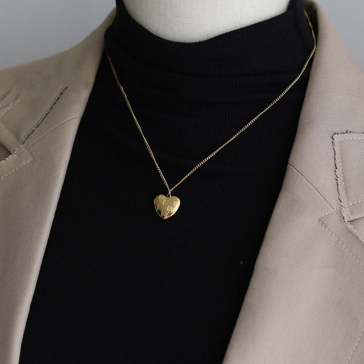 Love Checkerboard Necklace