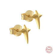 Mini Cross Star Earrings