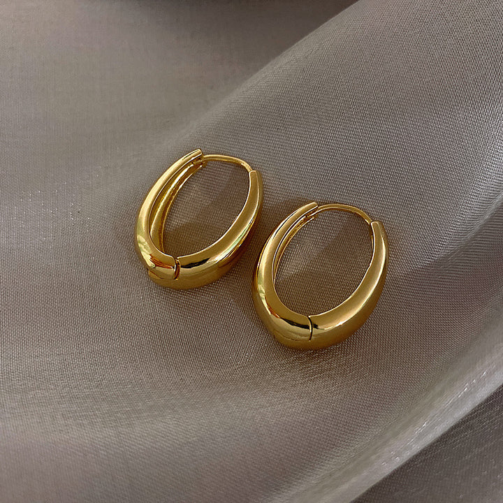 Simple Basic Hoop Earrings