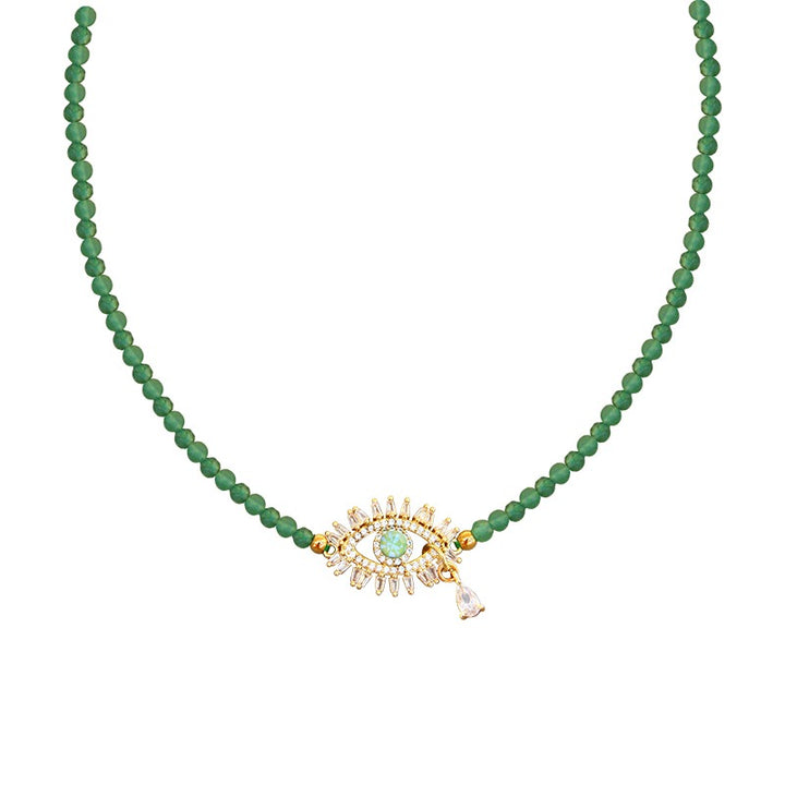 Turquoise Devil's Eye Necklace