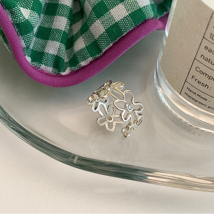 Openwork Floral Ring