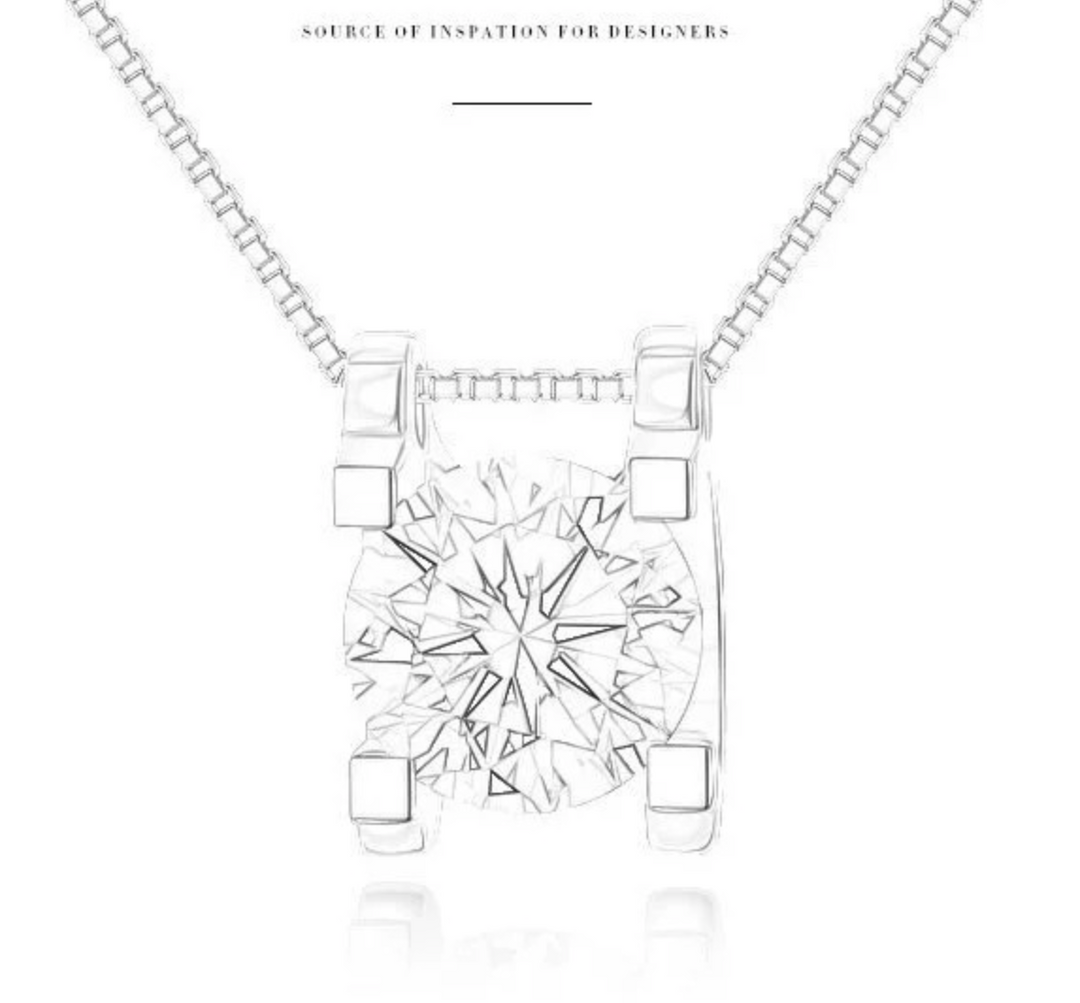 Midsummer Garden Moissanite Necklace